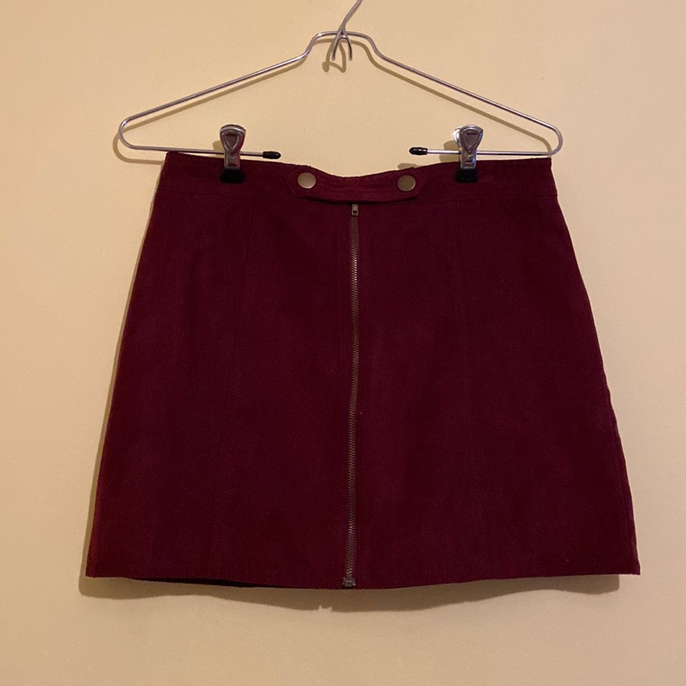 Suede Skirt